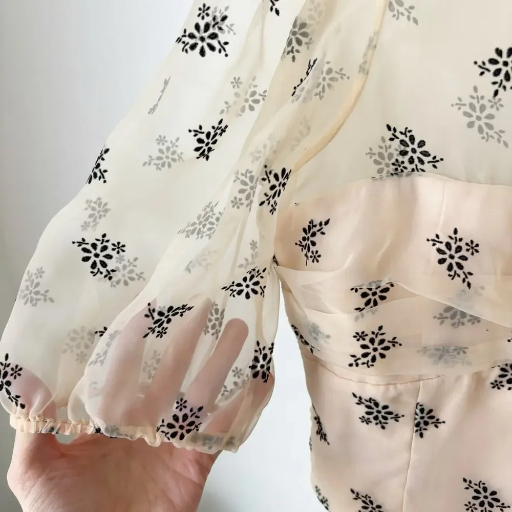 Zara puff sleeve